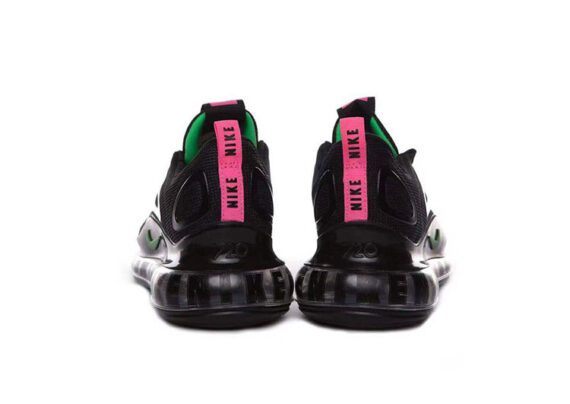 ⁦Nike Air Max 720 Black - Pink & Green Logo⁩ – תמונה ⁦4⁩