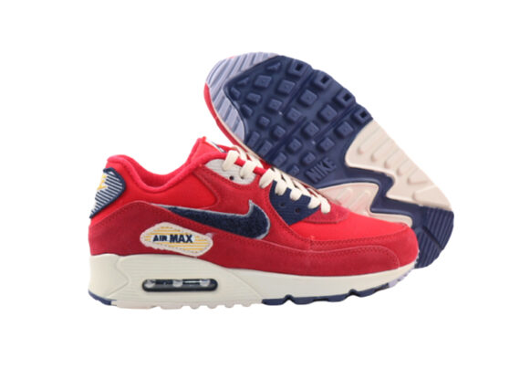 ⁦נעלי נייק-Nike Air Max 90 BRICK RED- BUNTING⁩ – תמונה ⁦4⁩