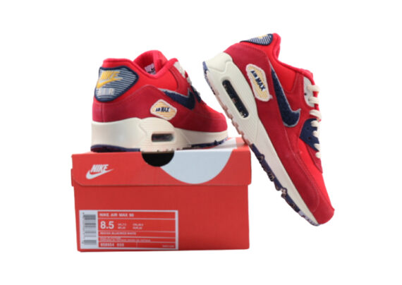 ⁦נעלי נייק-Nike Air Max 90 BRICK RED- BUNTING⁩ – תמונה ⁦3⁩