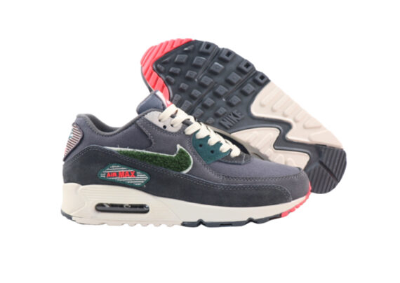 ⁦נעלי נייק-Nike Air Max 90 FEDORA-BLACK BEAN⁩ – תמונה ⁦3⁩