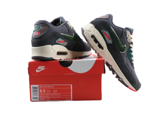 ⁦נעלי נייק-Nike Air Max 90 FEDORA-BLACK BEAN⁩ – תמונה ⁦4⁩