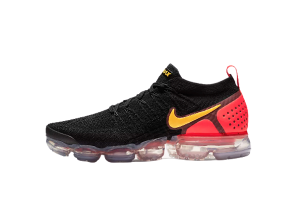 Nike Air Vapor Max Flyknit 2.0 BLACK- SUNSET ORANGE