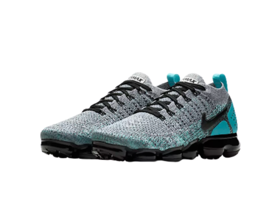 ⁦Nike Air Vapor Max Flyknit 2.0 DARK CYAN-STORM GREY⁩ – תמונה ⁦3⁩