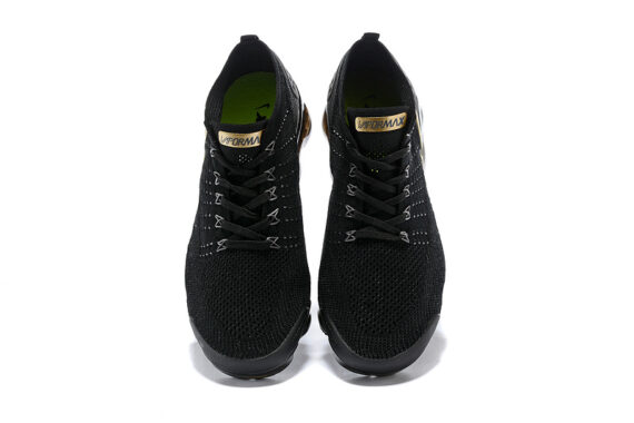 ⁦Nike Air Vapor Max Flyknit 2.0 NERO- GOLDEN LOGO⁩ – תמונה ⁦4⁩