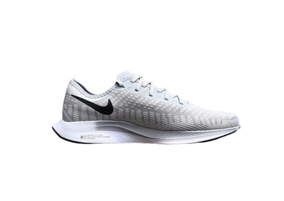 ⁦נעלי נייק-NIKE AIR ZOOM PEGASUS 36 - Light Gray & Black Logo⁩ – תמונה ⁦3⁩