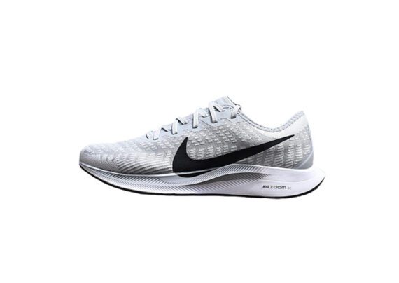 נעלי נייק-NIKE AIR ZOOM PEGASUS 36 - Light Gray & Black Logo