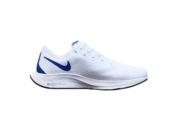 ⁦נעלי נייק-NIKE AIR ZOOM PEGASUS 36 - White & Blue Logo⁩ – תמונה ⁦3⁩