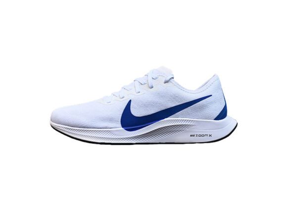 נעלי נייק-NIKE AIR ZOOM PEGASUS 36 - White & Blue Logo