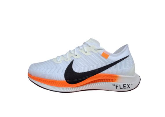 נעלי נייק-NIKE AIR ZOOM PEGASUS 36 - White & ORG