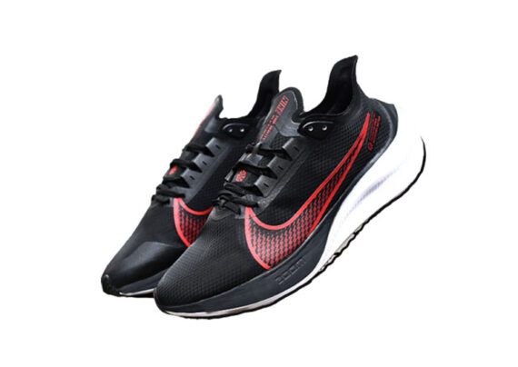 ⁦נעלי נייק-Nike Air Zoom Pegasus 37X-Black-Indian Red⁩ – תמונה ⁦5⁩