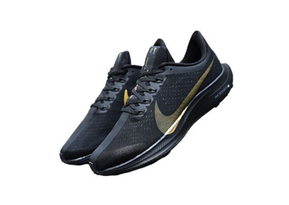 ⁦נעלי נייק-Nike Zoom Pegasus 35 Black-Golden⁩ – תמונה ⁦4⁩