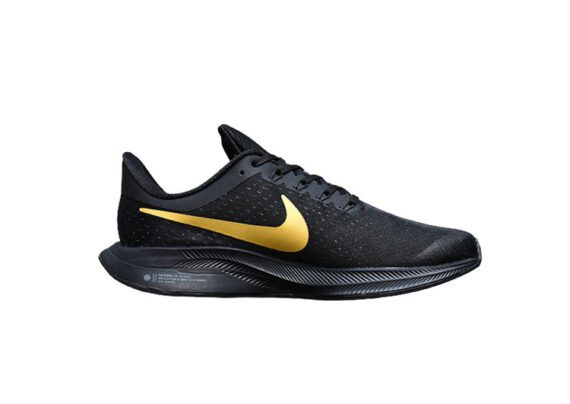 ⁦נעלי נייק-Nike Zoom Pegasus 35 Black-Golden⁩ – תמונה ⁦2⁩