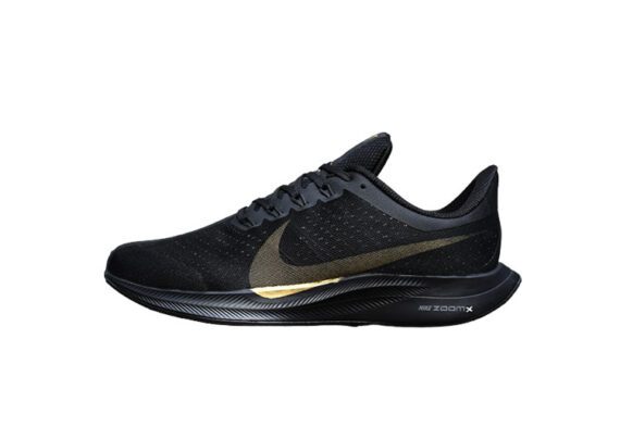 נעלי נייק-Nike Zoom Pegasus 35 Black-Golden