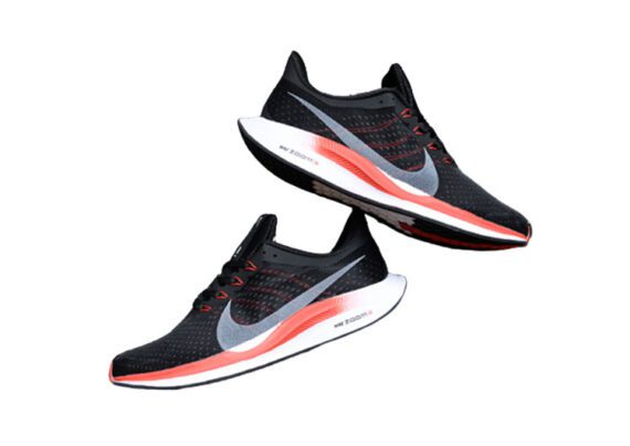 ⁦נעלי נייק-Nike Zoom Pegasus 35 Black Russian-Fire Brick⁩ – תמונה ⁦4⁩