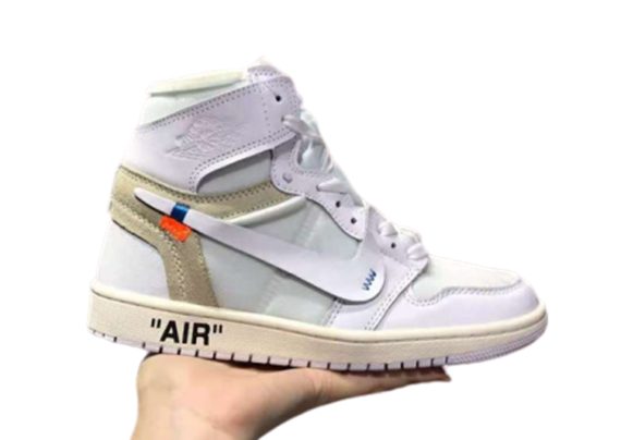 ⁦נעלי נייק-Nike air force 1 high WHITE-CREAM⁩ – תמונה ⁦6⁩