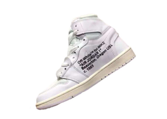 נעלי נייק-Nike air force 1 high WHITE-CREAM