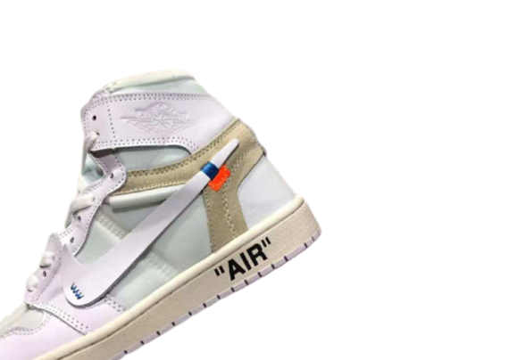 ⁦נעלי נייק-Nike air force 1 high WHITE-CREAM⁩ – תמונה ⁦5⁩