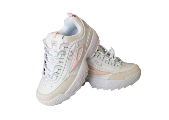 ⁦נעלי פילה-Fila Disruptor 2 Premium Athletic Shoes-STARK WHITE-SNOW DRIFT⁩ – תמונה ⁦2⁩