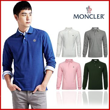 POLO MEN LONG MONCLER-חולצות פולו קטלוג מונקלר שרוול ארוך