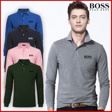 HUGO BOSS LONG POLO חולצות פולו ארוכות הוגו בוס