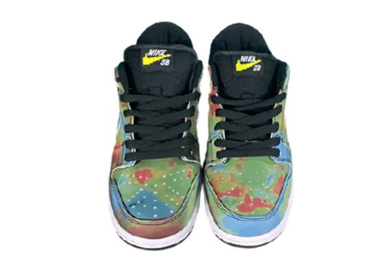 נעליי נייק-NIKE SB DUNK LOW PRO QS - Dark Sea Green & White