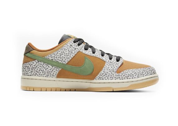 ⁦נעליי נייק-NIKE SB DUNK LOW PRO QS - Desert & Willow Grove⁩ – תמונה ⁦2⁩