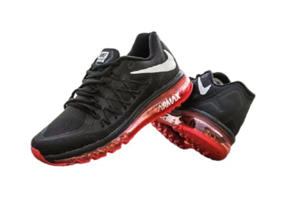 ⁦נעלי נייק-Nike Air Max 2015 - Charcoal & White Logo⁩ – תמונה ⁦4⁩