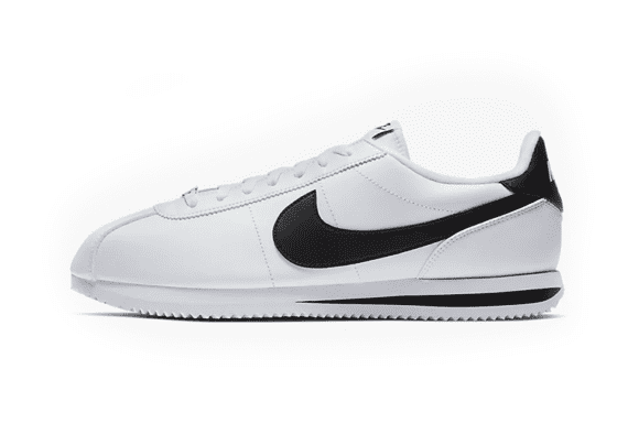 נעלי נייק-Nike Classic Cortez - White & Black Logo