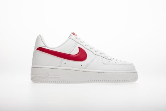 ⁦נעלי נייק-Nike Air Force 1 Low White Red⁩ – תמונה ⁦4⁩