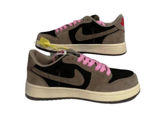 נעלי נייק-Nike Air Force 1 Low Brown Derby Black