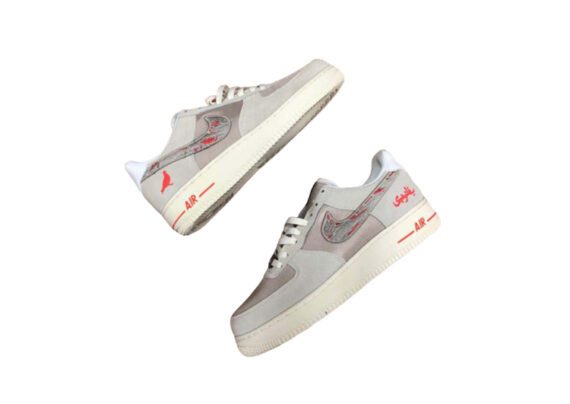 ⁦נעלי נייק -Nike Air Force 1 Low CONCRETE- TIDE⁩ – תמונה ⁦2⁩