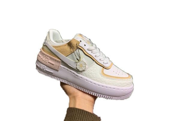 נעלי נייק -Nike Air Force 1 Low FALLOW- BLACK WHITE