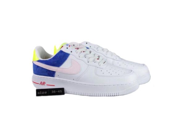 ⁦נעלי נייק -Nike Air Force 1 Low GHOST- MIDNIGHT BLUE⁩ – תמונה ⁦2⁩