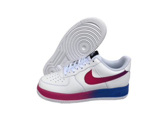 ⁦נעלי נייק -Nike Air Force 1 Low Midnight Blue-Jazzberry Jam⁩ – תמונה ⁦8⁩