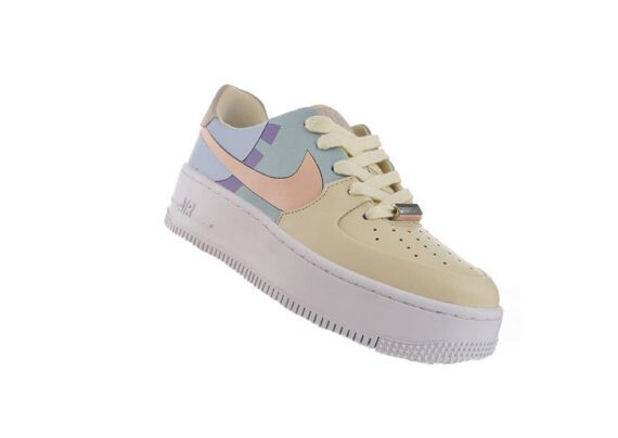 ⁦נעלי נייק -Nike Air Force 1 Low Quicksand-Manatee⁩ – תמונה ⁦4⁩