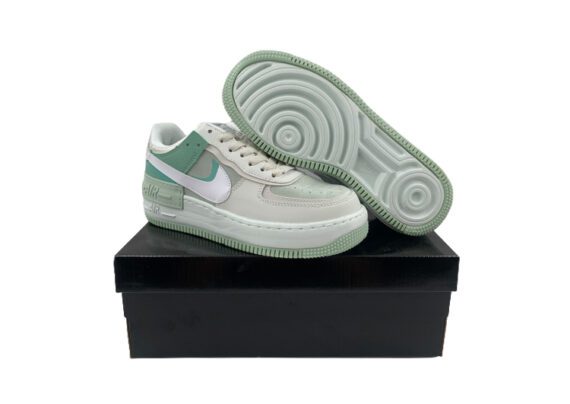 ⁦נעלי נייק -Nike Air Force 1 Low SILVER CHALICE-CADET BLUE⁩ – תמונה ⁦9⁩