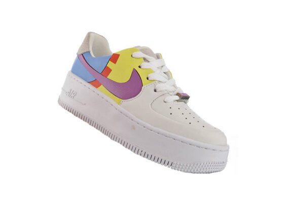 ⁦נעלי נייק -Nike Air Force 1 Low Violet Blue-Goldenrod⁩ – תמונה ⁦11⁩