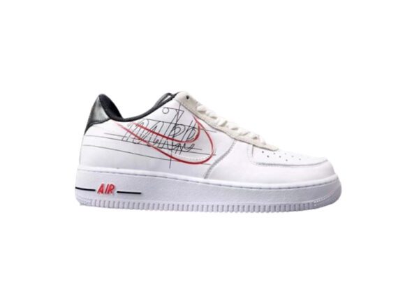 ⁦נעלי נייק -Nike Air Force 1 Low WHITE SMOKE⁩ – תמונה ⁦2⁩