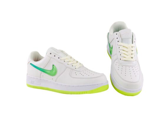 ⁦נעלי נייק -Nike Air Force 1 Low White-Fern⁩ – תמונה ⁦4⁩