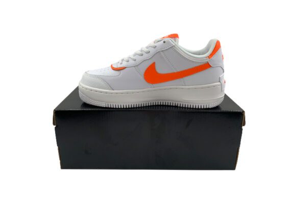 ⁦נעלי נייק -Nike Air Force 1 Low White-Persimmon⁩ – תמונה ⁦2⁩