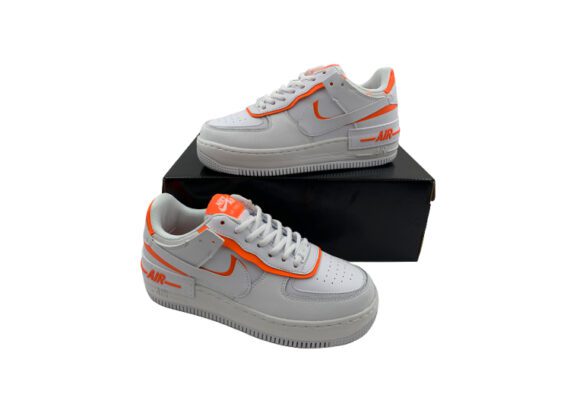 ⁦נעלי נייק -Nike Air Force 1 Low White-Persimmon⁩ – תמונה ⁦4⁩