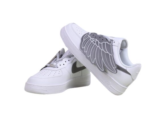 ⁦נעלי נייק -Nike Air Force 1 Low White-Spun Pearl⁩ – תמונה ⁦13⁩