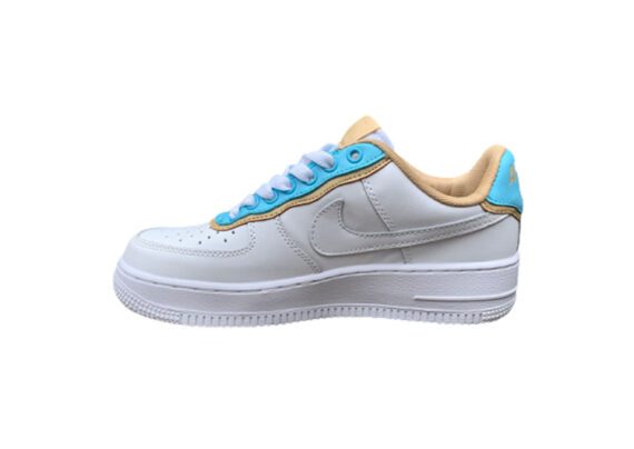 נעלי נייק -Nike Air Force 1 Low white-Summer Sky