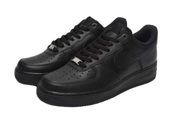 ⁦נעלי נייק-Nike Air Force 1 Low BLACK⁩ – תמונה ⁦2⁩