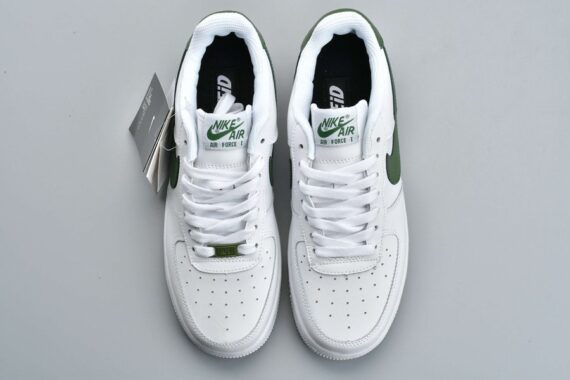 ⁦נעלי נייק-Nike Air Force 1 Low White Green⁩ – תמונה ⁦5⁩