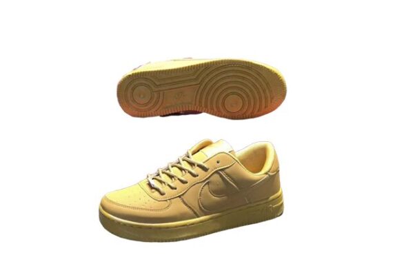 ⁦נעלי נייק-Nike air FORCE 1 Yellow⁩ – תמונה ⁦2⁩