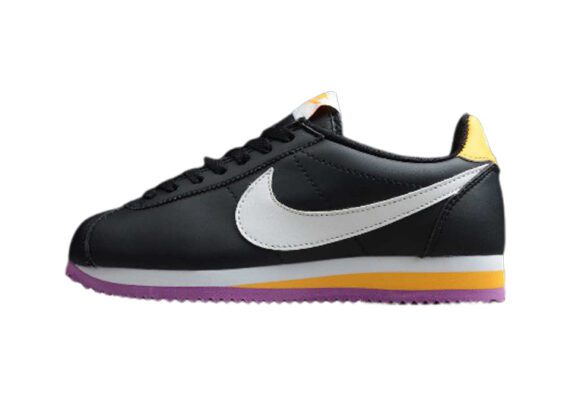 נעלי נייק-Nike Classic Cortez -Black_Laser_Vivid_Purple_Summit_White