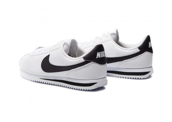 ⁦נעלי נייק-Nike Classic Cortez - Black Logo & White⁩ – תמונה ⁦3⁩