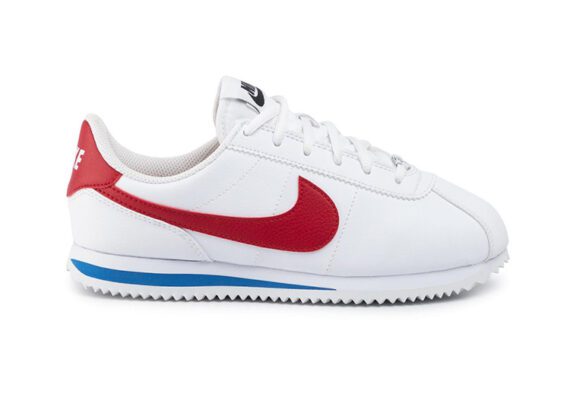 נעלי נייק-Nike Classic Cortez - White Blue & Red