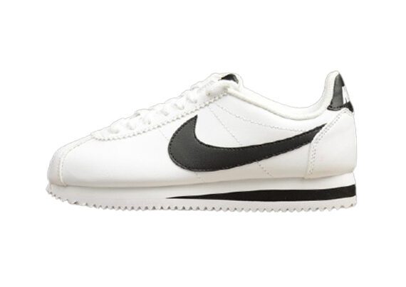 נעלי נייק-Nike Classic Cortez - White_Black_Casual_Shoes